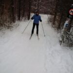 Lindy's first x-country ski of 2015/2016