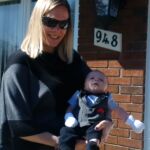 Isaac and Lindy all dressed up