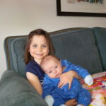 Isaac and cousin Isabelle