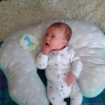 Isaac at 1 month - pondering