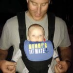 Daddy wearing Isaac