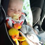 A very tired traveler