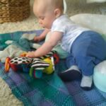 Playing with some toys