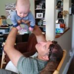 A favourite game with daddy