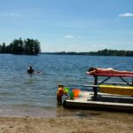 The Guilmetts enjoying a day on the beach