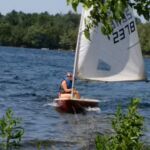 Lindy got to go sailing!