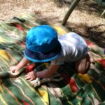 Up on hands and knees! About to crawl...almost...