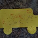 First arts & craft activity from story-time at Chapters