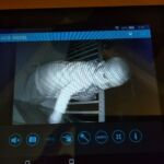 This is how we decided it was time to lower the crib level. Thought he finally went to sleep...nope!