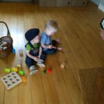 cousins playing together