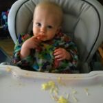 still small for the high chair, even with a booster seat