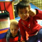 making friends wherever he goes!