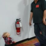 Uncle Greg teaching fire safety