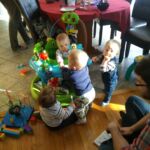 lunch club playgroup in our new playroom