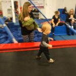 playdate at Gymnosphere with Krystal and her three girls