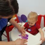 hand painting at daycare