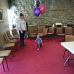 Lyla Jean and Isaac at Marilyn's birthday party