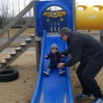 Spring is so much fun now that Isaac can really play outside!