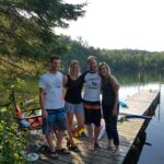 a trip to Zac's cottage in August, with Dan and Zac's girlfriend Meghan