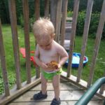 Picking the chocolate chips out of the muffin