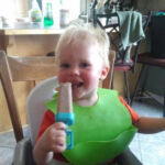 popsicle smoothy for dinner!