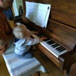 loved playing the piano, and listening to Opa play the piano
