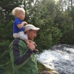 Fast water at the park