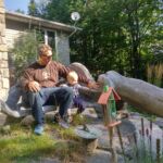 sit! Bench at Oma and Opa's house