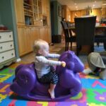 he really rocked this horse...NEIGH!