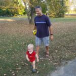 Rest area stop on the trip home from Toronto. Luckily there was also another boy to play soccer with.