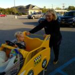 Debbie and Isaac having a blast