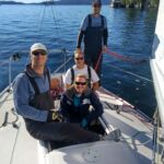 Sailing team... somehow we still sailed that day!!