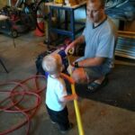 "Daddy's tool" measuring tape