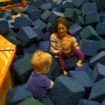 gymnastics foam pit