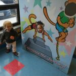 peekaboo at gymnastics