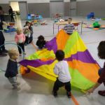 parachute fun at playgroup