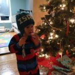 new handmade hat from daycare's Miss Mina!!