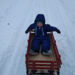 xmas morning sleigh ride