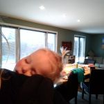 Napping in the backpack!