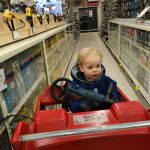 Isaac's favourite isle at Canadian Tire... Drills!