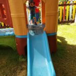 trying to stay in the shade