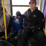 Riding the snowbus