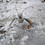 Perhaps our final snowman of the year