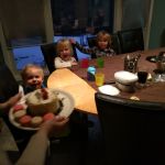 Playdate celebration with the neighbours, Wren and Nolan