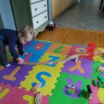 Building his train track