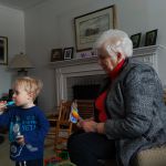 playing music with Grandma