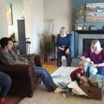 box of gifts from Uncle Greg and Charlene, Zavier and Dakota