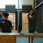 Axe throwing for Lindy's birthday