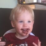Isaac loves chocolate!