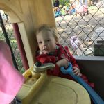 taking a break from mowing the lawn (apparently)